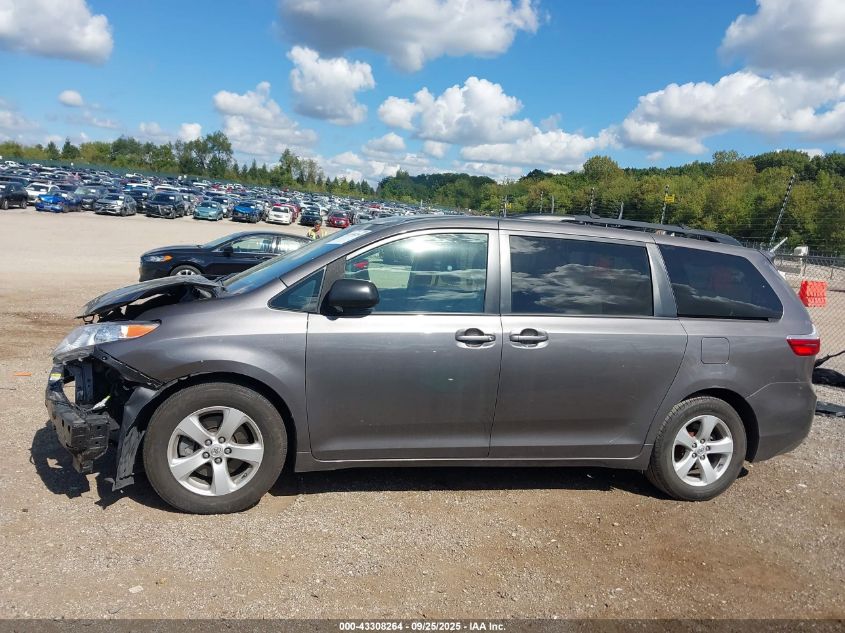 2017 Toyota Sienna Le 8 Passenger VIN: 5TDKZ3DC7HS768135 Lot: 43308264