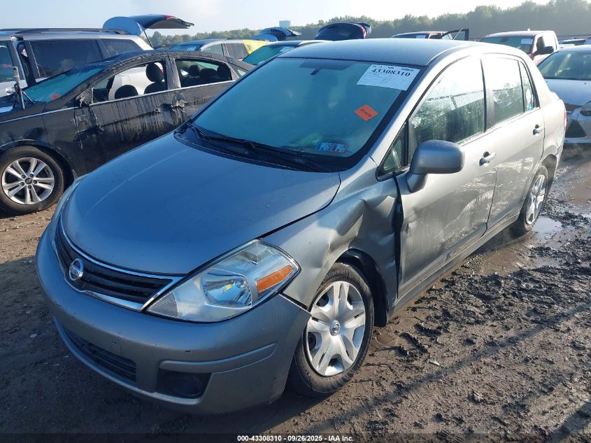 2010 Nissan Versa 1.8S VIN: 3N1BC1AP2AL393430 Lot: 43308310
