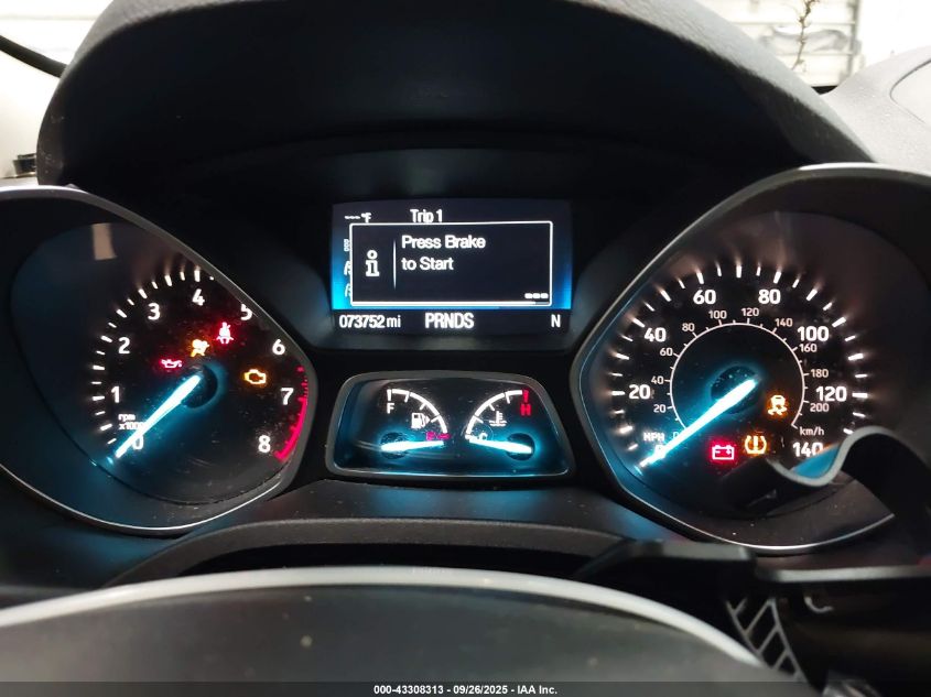 2017 Ford Escape Titanium VIN: 1FMCU9J90HUB75898 Lot: 43308313