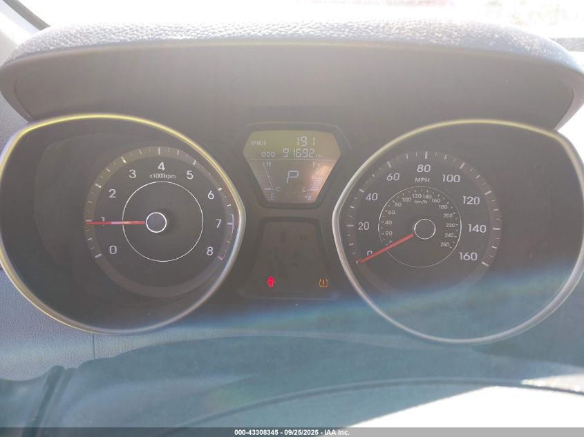 2013 Hyundai Elantra Gls VIN: 5NPDH4AE5DH301321 Lot: 43308345