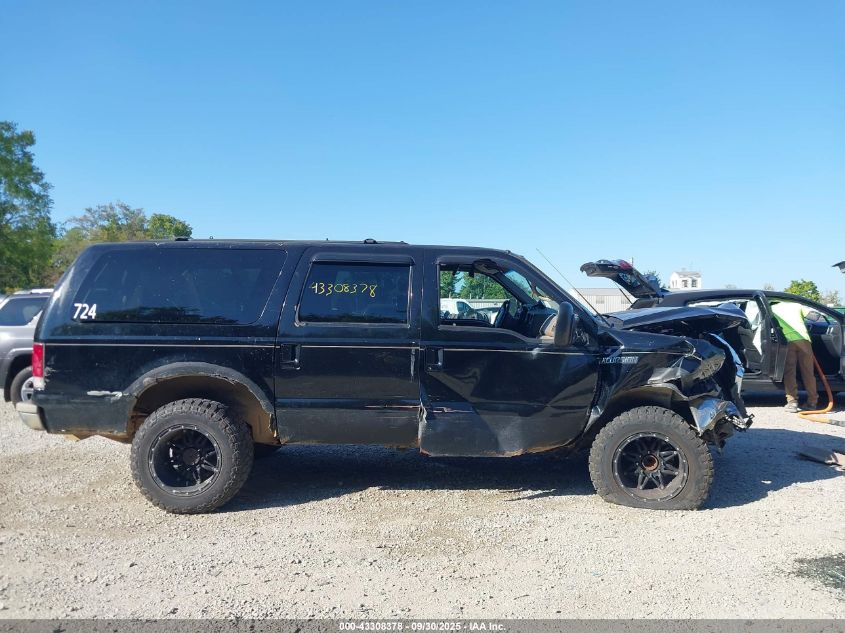 2000 Ford Excursion Limited VIN: 1FMNU43S9YEB40265 Lot: 43308378