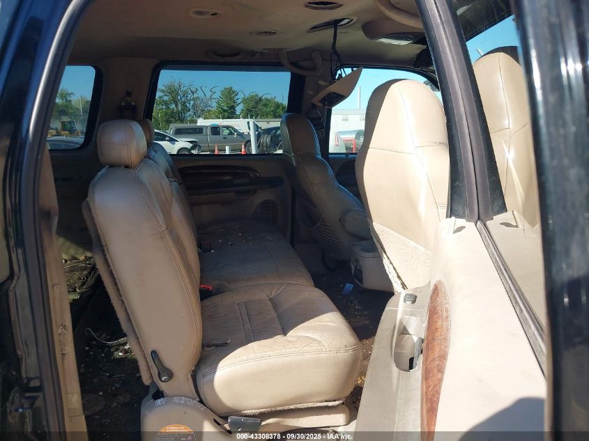 2000 Ford Excursion Limited VIN: 1FMNU43S9YEB40265 Lot: 43308378