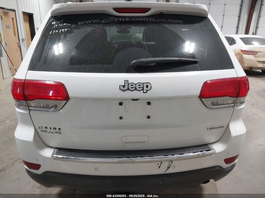 2017 Jeep Grand Cherokee Limited 4X4 VIN: 1C4RJFBG4HC861354 Lot: 43308393