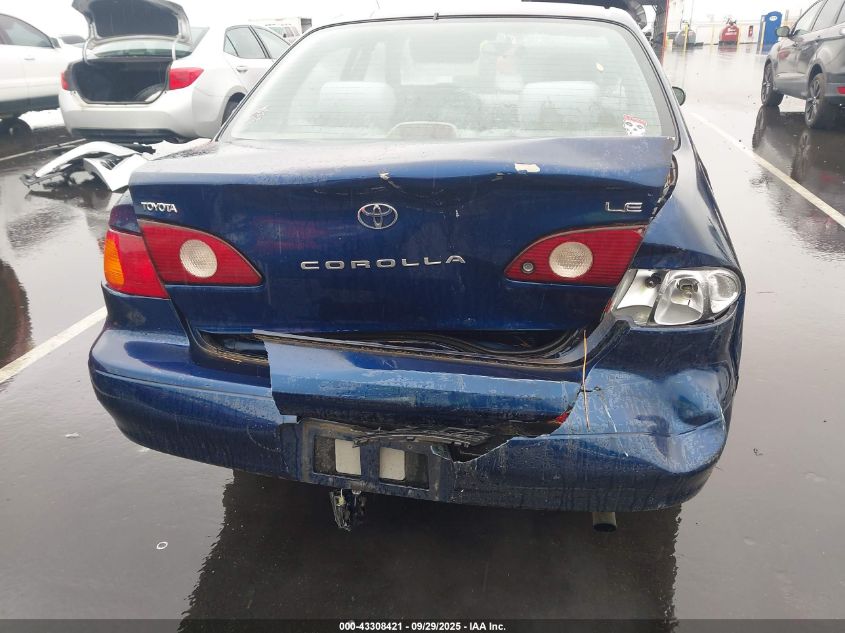 2001 Toyota Corolla Le VIN: 2T1BR12EX1C513535 Lot: 43308421