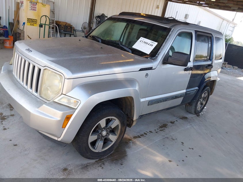 1J8GN28K68W278582 2008 JEEP LIBERTY (NORTH AMERICA) photo no. 2