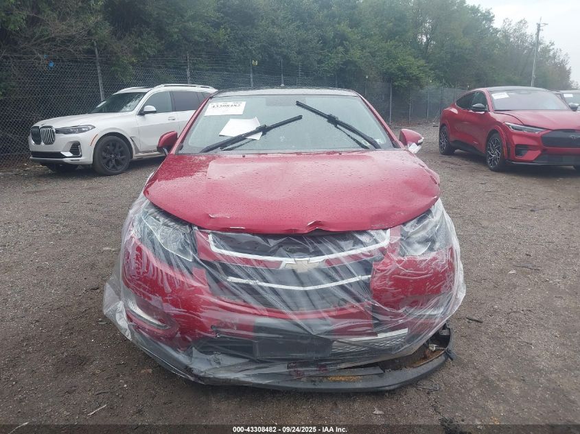 2012 Chevrolet Volt VIN: 1G1RB6E4XCU123925 Lot: 43308482