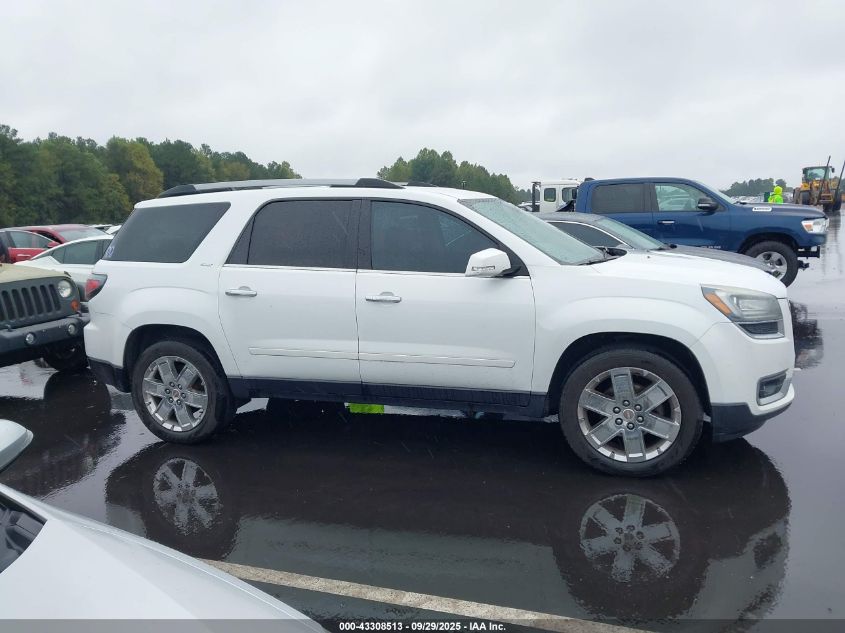 2017 GMC Acadia Limited VIN: 1GKKRSKDXHJ222940 Lot: 43308513