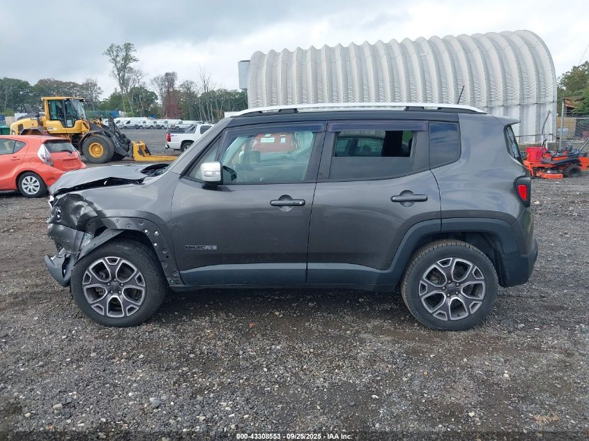 2018 Jeep Renegade Limited 4X4 VIN: ZACCJBDB6JPG86493 Lot: 43308553
