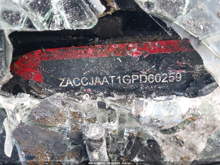 2016 JEEP RENEGADE SPORT - ZACCJAAT1GPD60259