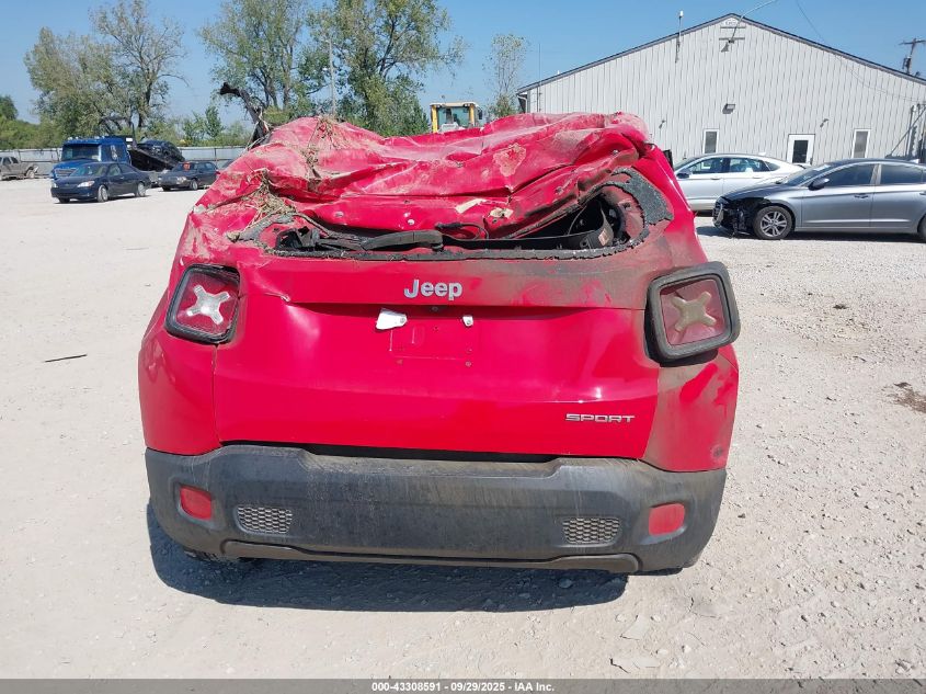 2016 Jeep Renegade Sport VIN: ZACCJAAT1GPD60259 Lot: 43308591