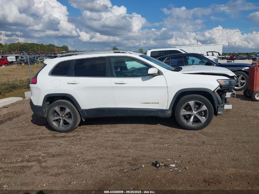 2019 Jeep Cherokee Limited 4X4 VIN: 1C4PJMDX3KD303554 Lot: 43308599