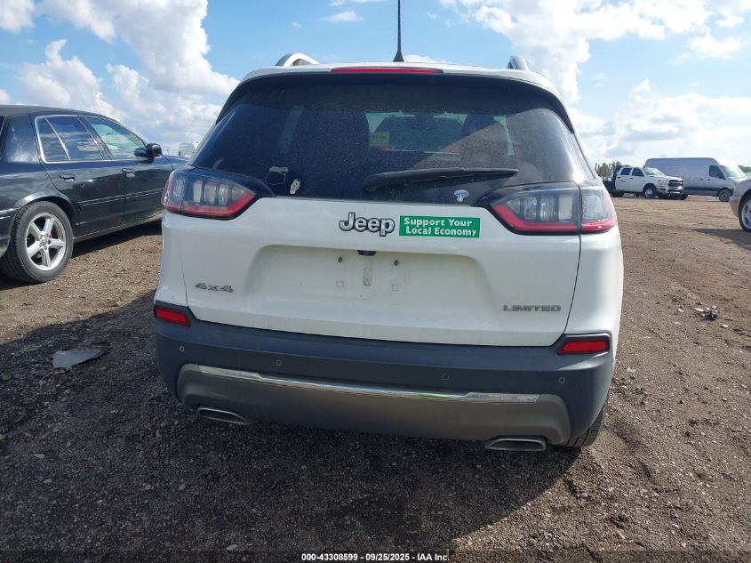 2019 Jeep Cherokee Limited 4X4 VIN: 1C4PJMDX3KD303554 Lot: 43308599