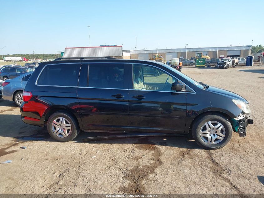 2007 Honda Odyssey Ex-L VIN: 5FNRL38747B123409 Lot: 43308607