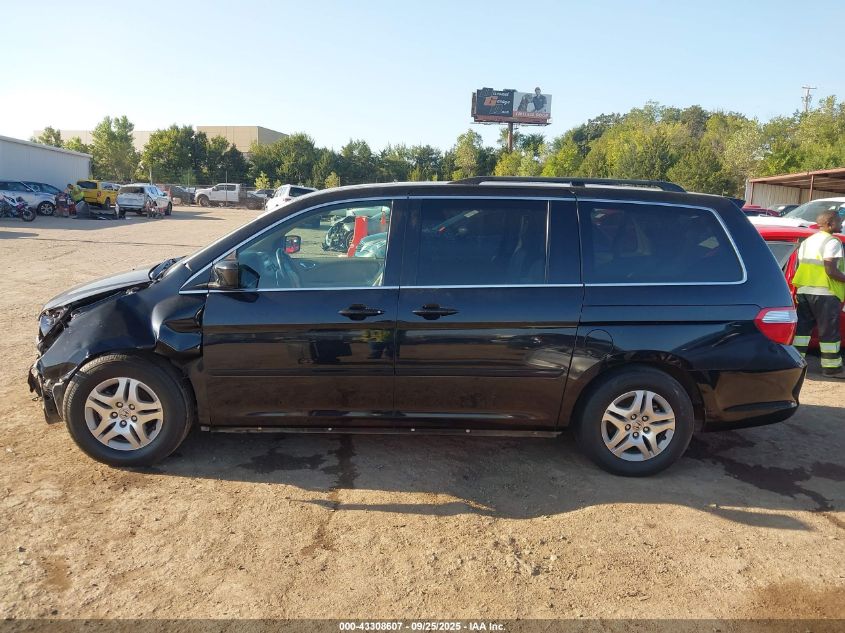 2007 Honda Odyssey Ex-L VIN: 5FNRL38747B123409 Lot: 43308607