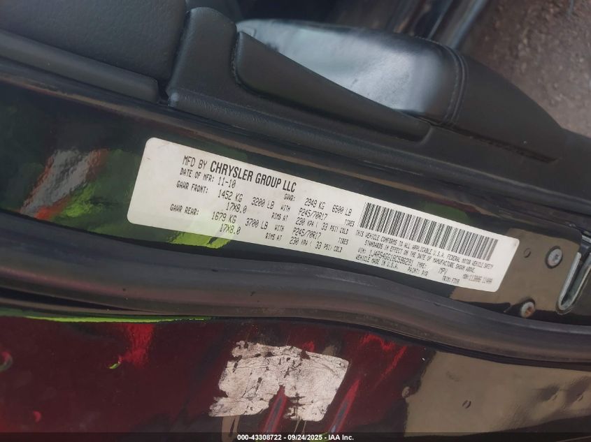 2011 Jeep Grand Cherokee Laredo VIN: 1J4RS4GG1BC596291 Lot: 43308722