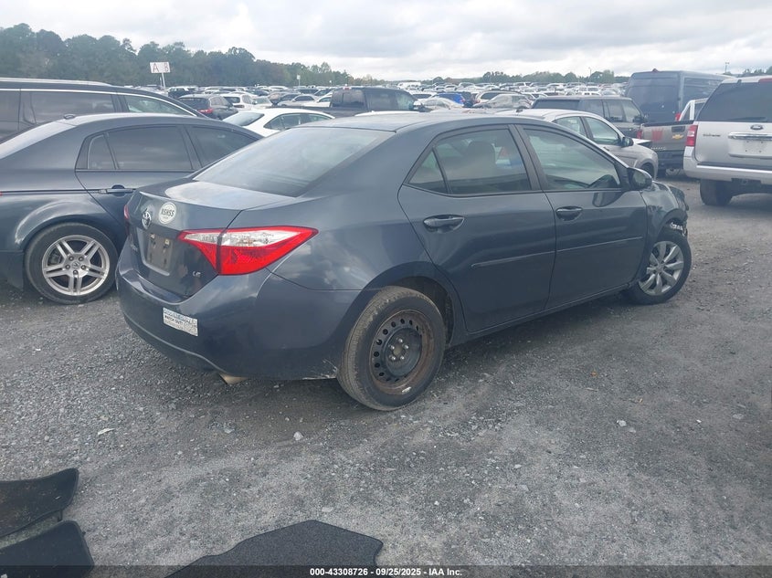 2016 TOYOTA COROLLA LE 5YFBURHEXGP373905