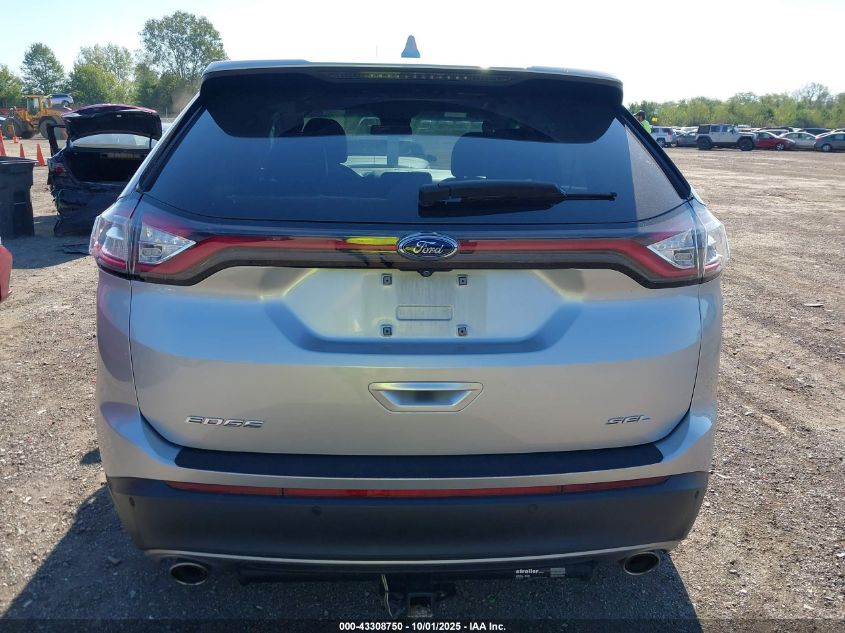2016 Ford Edge Sel VIN: 2FMPK3J8XGBB99285 Lot: 43308750