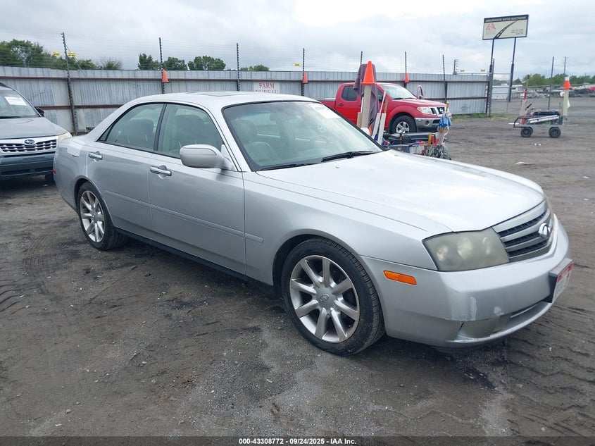 2003 Infiniti M45 Sport silver sedan gasoline JNKAY41E63M000739 photo #1