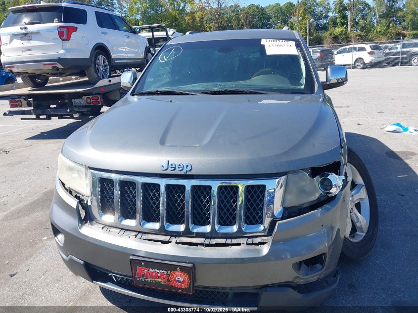 2012 Jeep Grand Cherokee Overland VIN: 1C4RJFCG5CC123859 Lot: 43308774