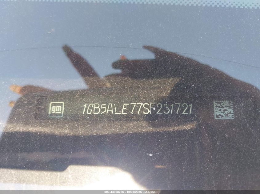 2025 Chevrolet Silverado 2500Hd 2Wd Long Bed Work Truck VIN: 1GB5ALE77SF231721 Lot: 43308786