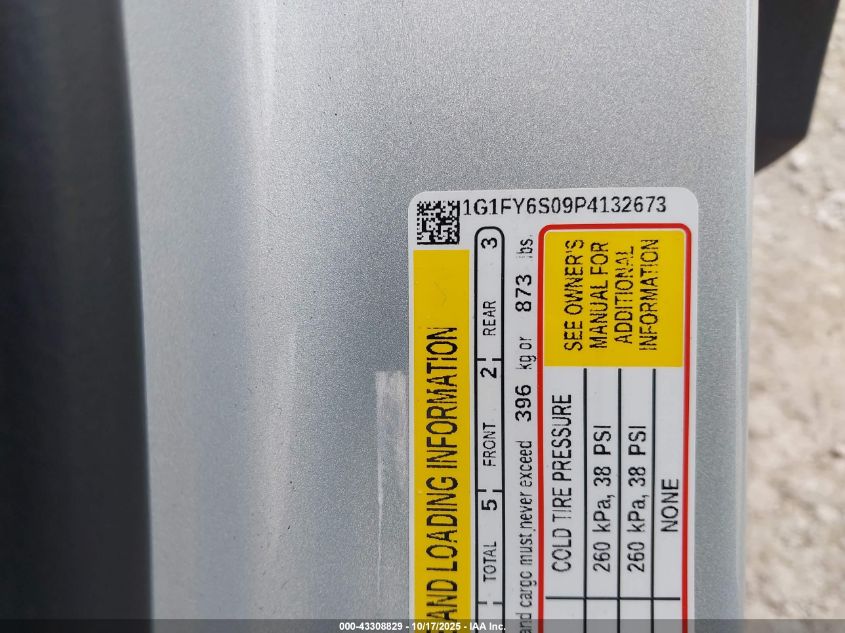 2023 Chevrolet Bolt Euv Fwd Lt VIN: 1G1FY6S09P4132673 Lot: 43308829