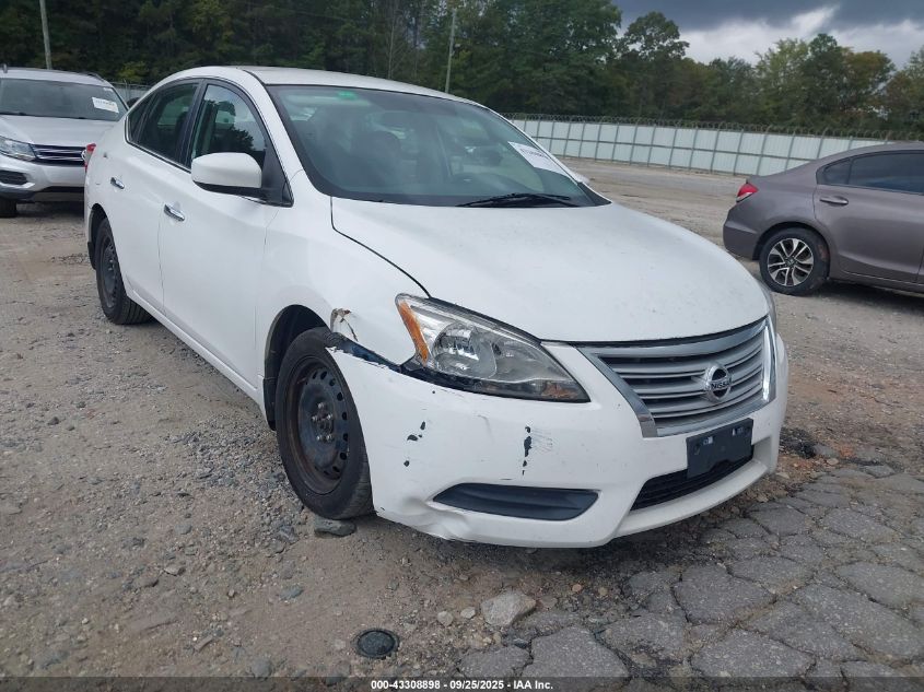 2015 Nissan Sentra Fe+ S/S/Sl/Sr/Sv VIN: 3N1AB7AP7FL639381 Lot: 43308898