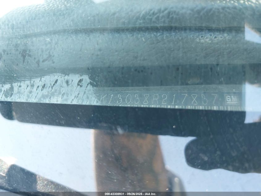 2008 Chevrolet Tahoe Lt VIN: 1GNFK13038R217837 Lot: 43308931