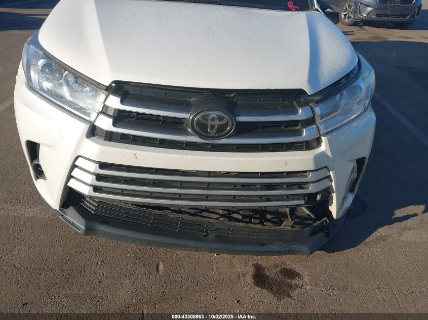 2017 Toyota Highlander Le VIN: 5TDZARFH2HS025416 Lot: 43308963