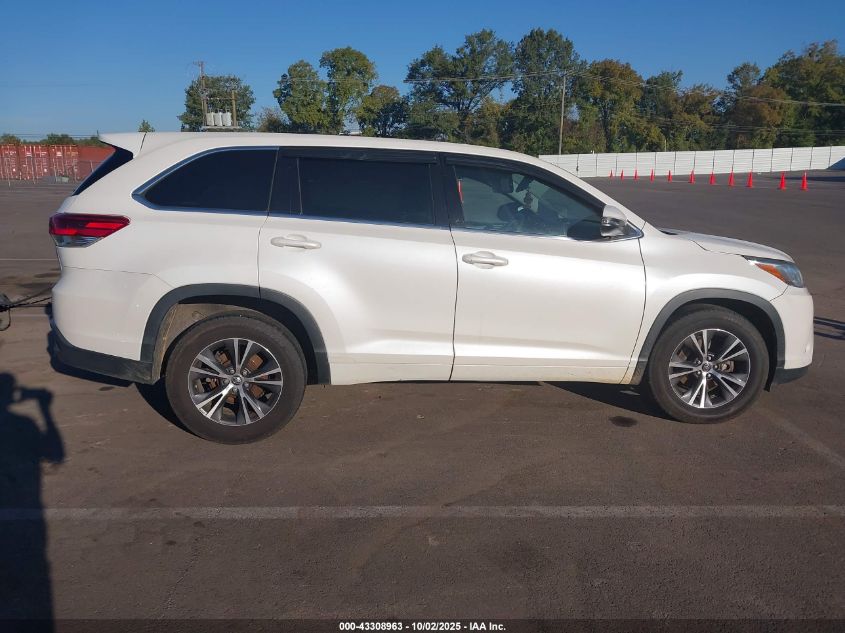 2017 Toyota Highlander Le VIN: 5TDZARFH2HS025416 Lot: 43308963