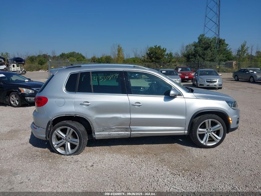 2016 Volkswagen Tiguan R-Line VIN: WVGBV7AX7GW611466 Lot: 43308975
