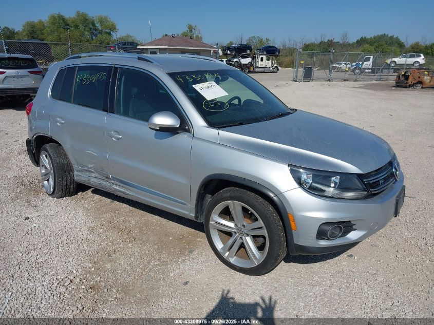 2016 VOLKSWAGEN TIGUAN R-LINE - WVGBV7AX7GW611466
