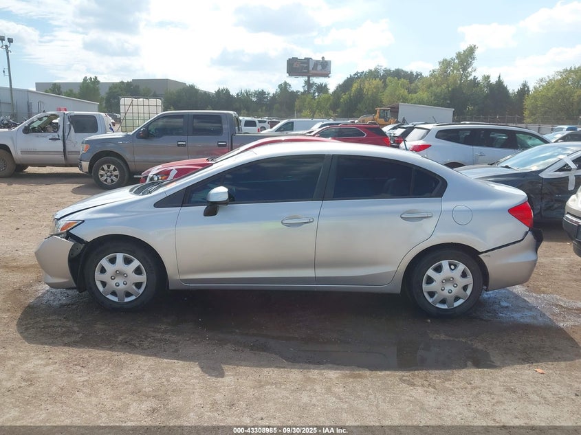 2012 Honda Civic Lx VIN: 19XFB2F50CE352462 Lot: 43308985