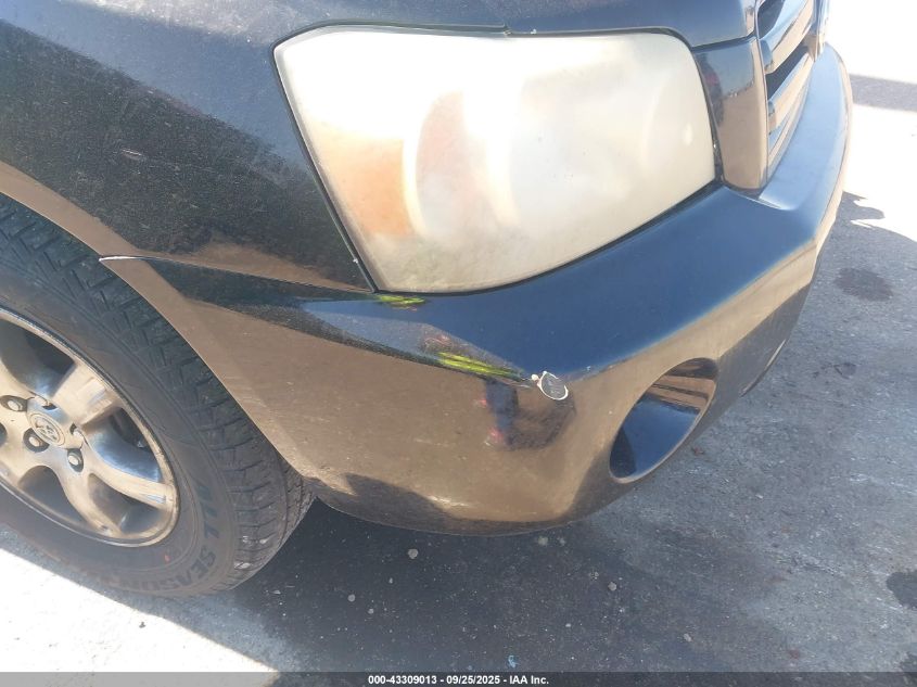 2006 Toyota Highlander V6 VIN: JTEEP21AX60152537 Lot: 43309013