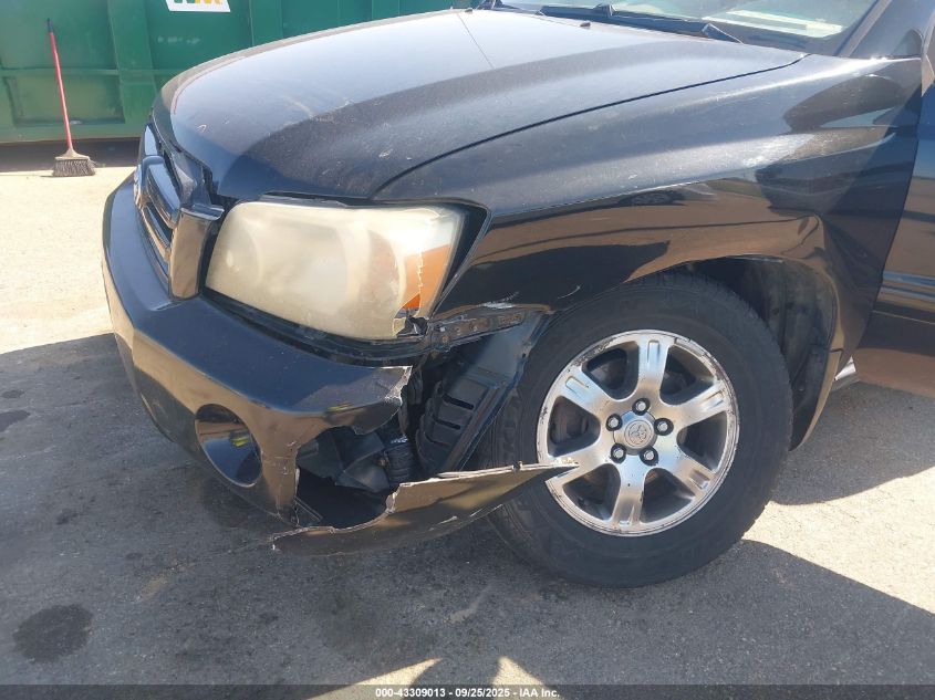 2006 Toyota Highlander V6 VIN: JTEEP21AX60152537 Lot: 43309013