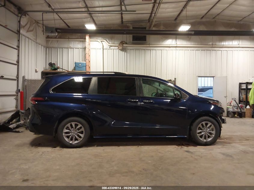 2022 Toyota Sienna Xle VIN: 5TDJRKECXNS097608 Lot: 43309014