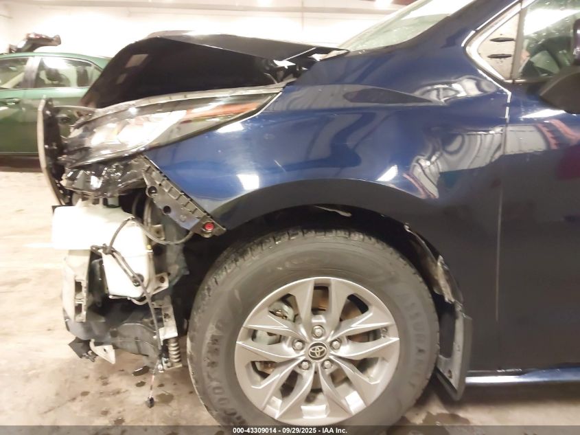 2022 Toyota Sienna Xle VIN: 5TDJRKECXNS097608 Lot: 43309014