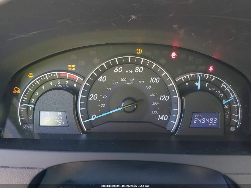 2012 Toyota Camry Xle VIN: 4T4BF1FK1CR194851 Lot: 43309039