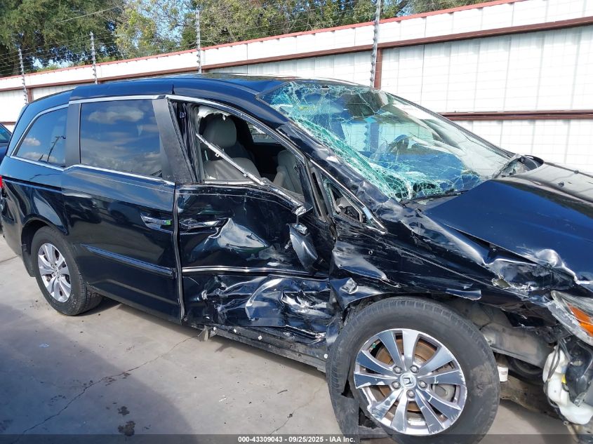 2016 Honda Odyssey Ex-L VIN: 5FNRL5H61GB081431 Lot: 43309043