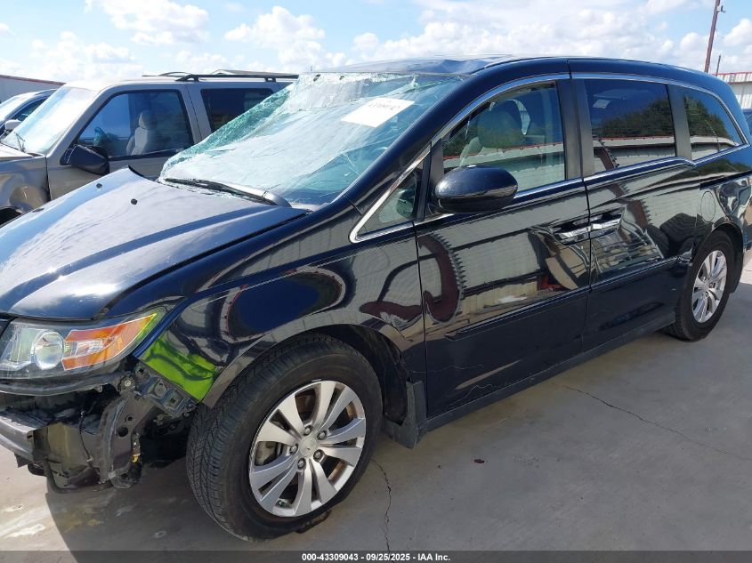 2016 Honda Odyssey Ex-L VIN: 5FNRL5H61GB081431 Lot: 43309043