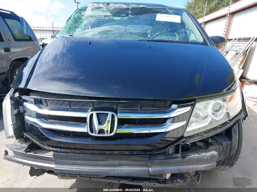 2016 Honda Odyssey Ex-L VIN: 5FNRL5H61GB081431 Lot: 43309043