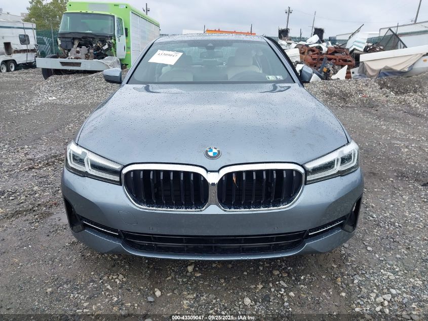2022 BMW 530 I xDrive VIN: WBA13BJ08NWX39611 Lot: 43309047