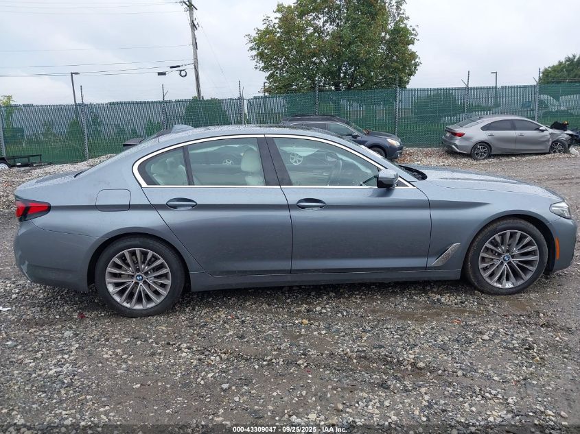 2022 BMW 530 I xDrive VIN: WBA13BJ08NWX39611 Lot: 43309047