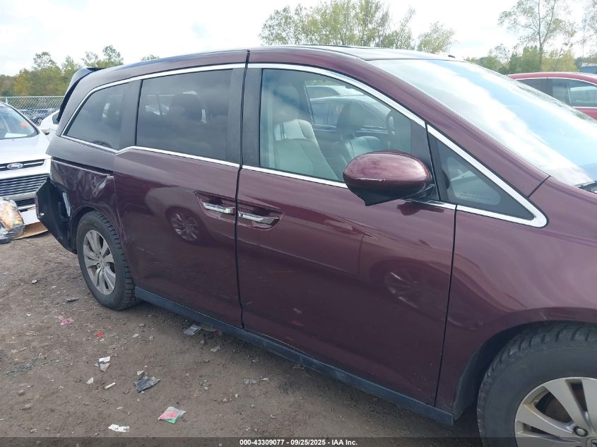 2014 Honda Odyssey Ex-L VIN: 5FNRL5H62EB023499 Lot: 43309077