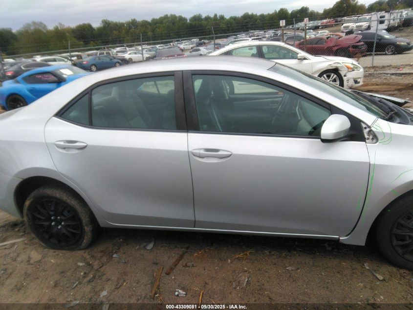 2017 Toyota Corolla Le VIN: 5YFBURHE0HP656685 Lot: 43309081