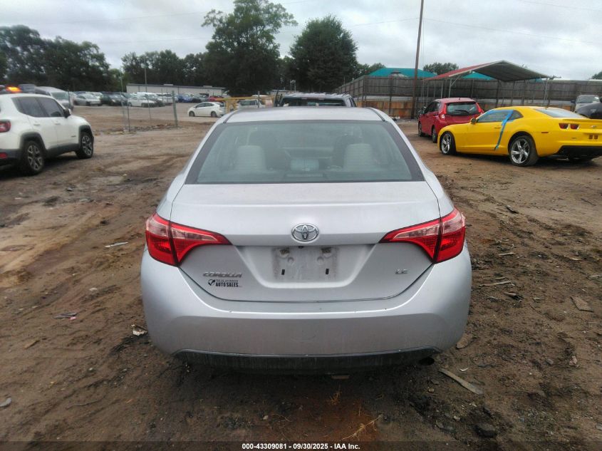 2017 Toyota Corolla Le VIN: 5YFBURHE0HP656685 Lot: 43309081