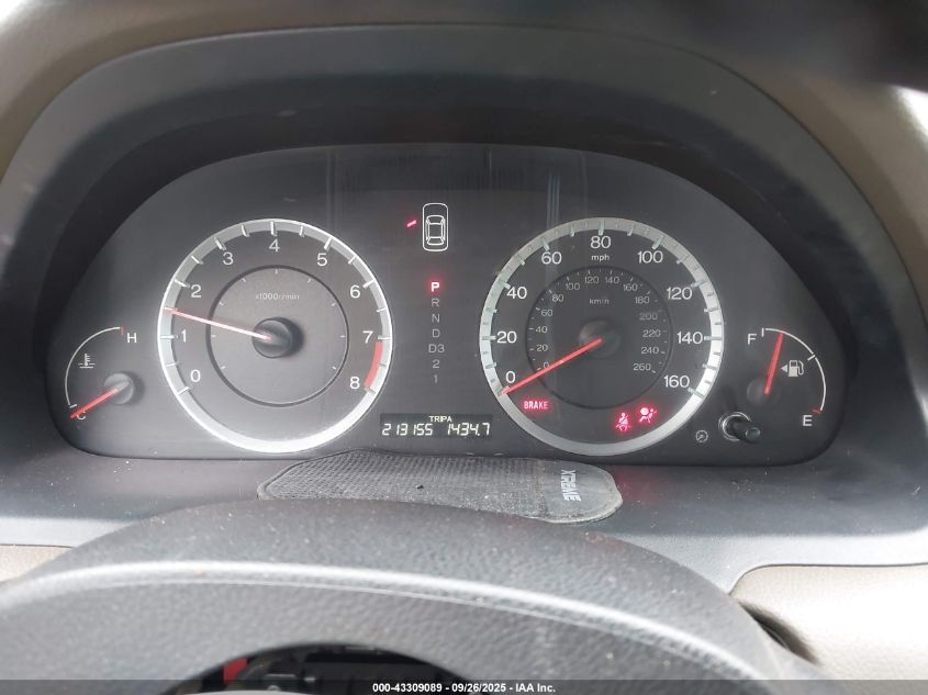 2009 Honda Accord 2.4 Ex-L VIN: 1HGCP26889A113995 Lot: 43309089