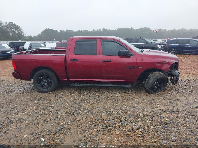 2018 Ram 1500 Express 4X2 5'7 Box VIN: 1C6RR6KT6JS350107 Lot: 43309120