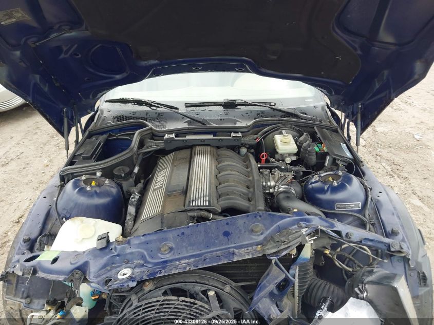 1998 BMW Z3 2.8 VIN: 4USCJ3334WLC15189 Lot: 43309126