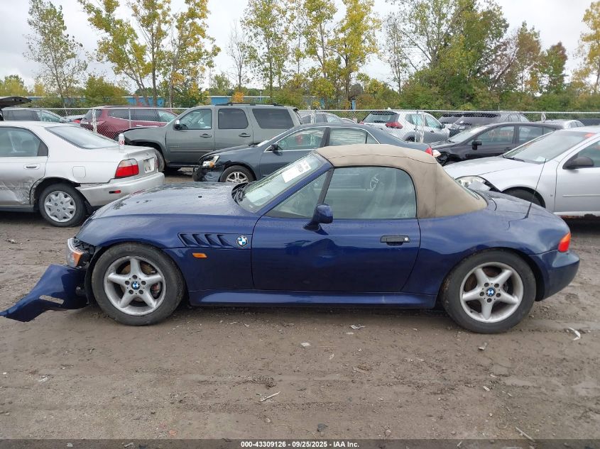 1998 BMW Z3 2.8 VIN: 4USCJ3334WLC15189 Lot: 43309126