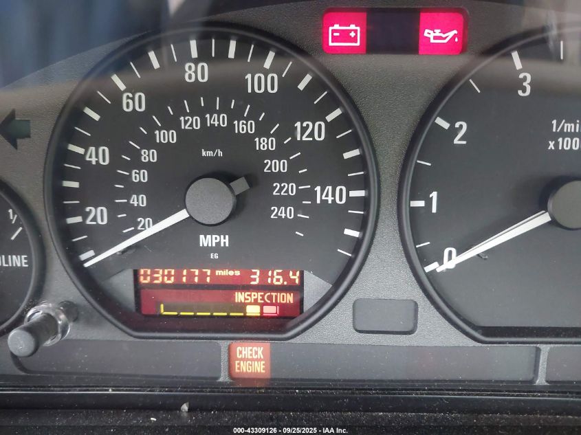 1998 BMW Z3 2.8 VIN: 4USCJ3334WLC15189 Lot: 43309126